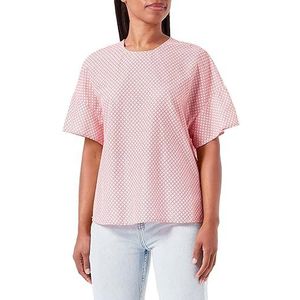 United Colors of Benetton dames overhemd, Roze gestreept 67a, XS