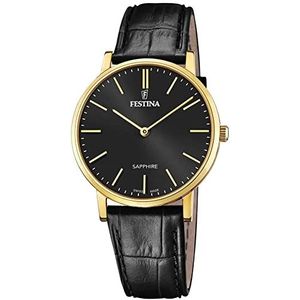 Festina Analoog kwartshorloge voor heren, met leren armband F20016/3