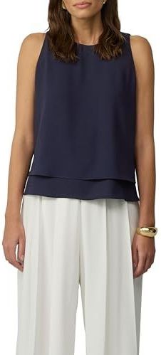 s.Oliver - BLACK LABEL - Crêpe Top - Mouwloos