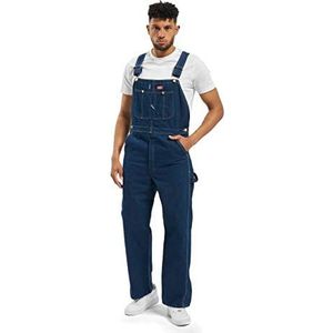 Dickies Bib Overall Baggy Jeans voor heren, Blauw (Indigo blauw), One size