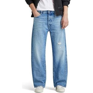 G-STAR RAW Bowey 3D Boyfriend Ankle Jeans voor dames, blauw (Sun Faded Ripped Blue Donau D24329-d436-g670), 28W x 34L