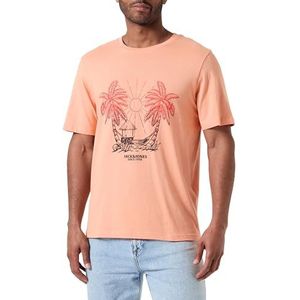 Jack & Jones JORARUBA Tee SS Crew Neck 1 FST, canyon sunset, S