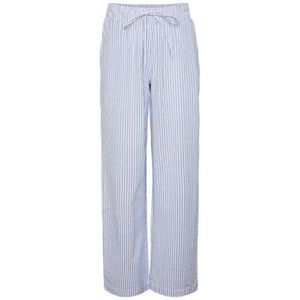 PIECES Pcsally Hw Loose String Pant Noos broek voor dames, Hydrangea/Stripes: cloud danser, XL