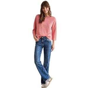 Kort gemêleerd shirt, Juicy Orange Melange, L