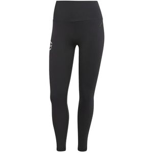 adidas Dames kenmerkende grafische print hoge taille 7/8 legging, L zwart