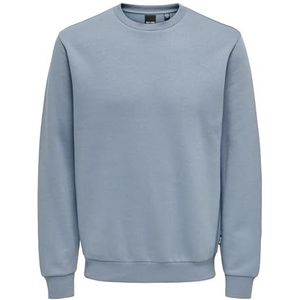 Only & Sons Onsceres Crew Neck Noos Trainingspak voor heren, Grijs, XS