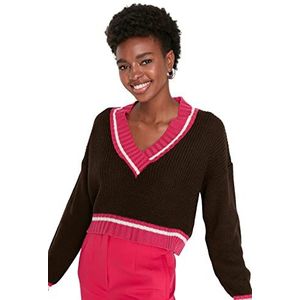 Trendyol Trui - Beige - Regular, Meerkleurig, S