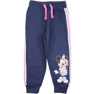 Joggingbroek voor meisjes, comfortabele en stijlvolle outfit voor meisjes, Minnie Mouse-design, Marineblauw, Eén maat