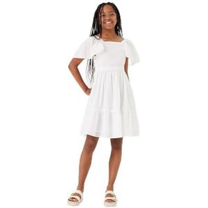 Garcia Kids N42685_Girls Dress, off-white, 164 cm