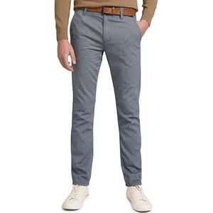 TOM TAILOR - Gestructureerde Chino - Navy - Straight Fit - 1016072