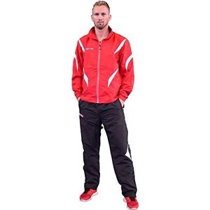 TopTen Fitnesspak ""Premium Quality"" met zwarte broek - Gr. L = 180 cm, rood-wit