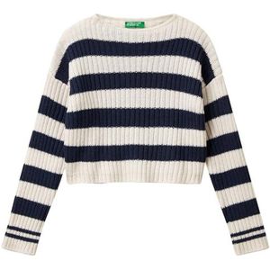 United Colors of Benetton Shirt SC Boot M/L, Blauw, 130 cm