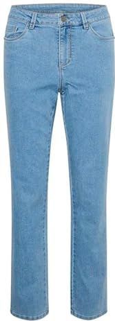 KAFFE - Vicky - Damesjeans - Donkerblauw - Slim Fit