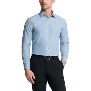 UNLISTED Men's Dress Shirt Slim Fit Solid, Cadet Blue, 15""-15.5"" Neck 32""-33"" Sleeve