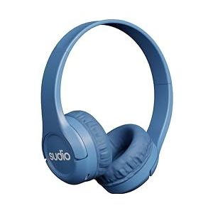 sudio k1 kidz Staal blauw - Over-ear hoofdtelefoon, veilig luistervolume <85dB, zweet- en spatbestendig, USB-C opladen, Bluetooth 5.4, ingebouwde microfoons (1 totaal), tot 60 uur speeltijd