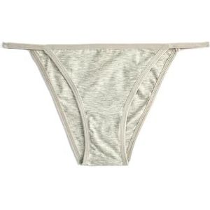 Koton Dames Brazillian Cotton Basic Slipje Slips, Grijs(035), L