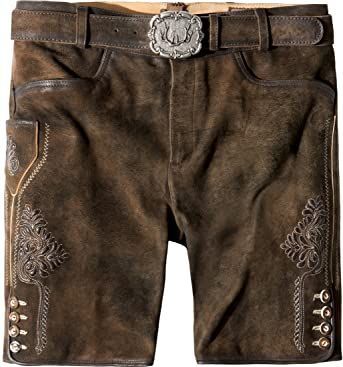 Stockerpoint heren leren broek, Bison spekt, 44