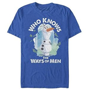 Disney Frozen 2 - Ways of Men Unisex Crew neck T-Shirt Bright blue M