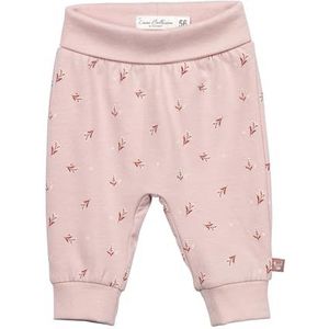 Sterntaler Babybroek voor meisjes van katoenen jersey met elastaan, broek voor baby met comfortabele tailleband en manchetten aan de broekspijpen, zacht roze, 68