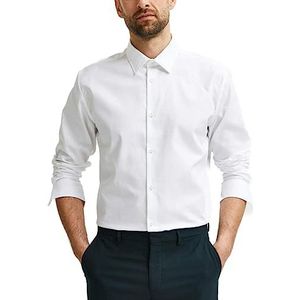 SLHSLIMETHAN Shirt LS Classic NOOS, Helder wit/strepen: dun, L