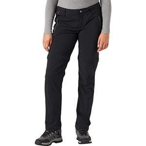 ODLO 527801 Wedgemount Zip-Off broek voor dames, waterafstotende outdoorbroek met afneembare broekspijpen, elastisch materiaal