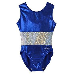 Obersee Gymnastiekpakjes voor meisjes, eendelig, atletische activewear, dansoutfit voor meisjes, meisjes- en damesmaten - Koninklijke band | CXXS kind (2-3 jaar) | O3GL020CXXS