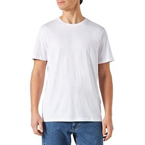 SELETED HOMME Heren SLHASPEN SS O-Neck Tee W NOOS T-shirt, Bright White, L, wit (bright white), L