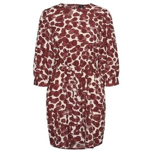 VERO MODA dames mini jurk, Fired Brick/Aop: senya, M