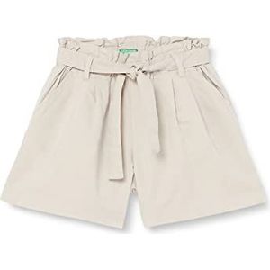 United Colors of Benetton Bermuda 4BE7C901H Shorts, beige 01C, KL meisjes, Beige 01c, 160 cm