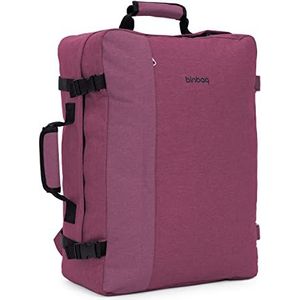 Blnbag M3 — rugzak in cabineformaat, easyJet handbagagerugzak, reisrugzak met laptopvak 17 inch, handige verpakking zoals koffer, 35 liter, Burgund