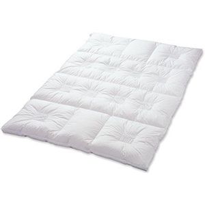 Kunsttuller premium warm deken, katoen, wit, 155 x 220 cm
