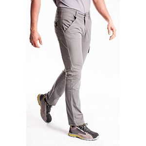 Carp27 Jeansbroek van katoen, stretch, kleur grijs, maat 60