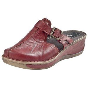 Manitu dames 900402 slippers, Rood Rood 4, 39 EU