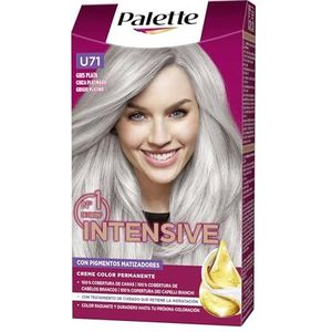 Schwarzkopf Palette Intensive Permanente Haarcrème Kleur, Toon U71 Zilvergrijs