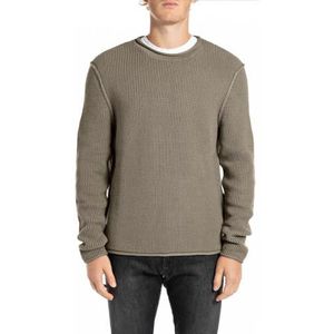 Replay heren trui regular fit, 836 Stone Green, L