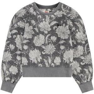 Levi's Lvg Discharge Meet and Greet C 3ej173 sweatshirts voor meisjes, Verduisterende bloemen, 3 jaar