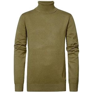 Petrol Industries Knitwear kraag voor jongens, basic trui voor kinderen, Smokey Sand, 24 Maanden