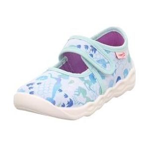 Superfit Bubble Pantoffels voor meisjes, Lichtblauw 8400, 23 EU Weit