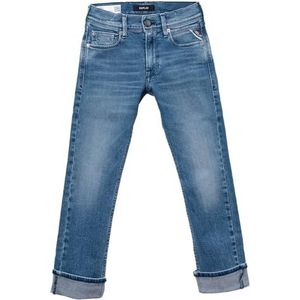 Replay Neill Regular Slim Fit Jeans voor jongens, 010, lichtblauw, 10 Jaar