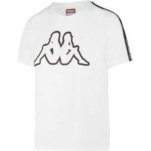 Kappa S2021877 T-shirt met korte mouwen voor heren, volwassenen, uniseks, meerkleurig, standaard