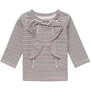 Noppies Baby Babymeisjes meisjes T-shirt met lange mouwen gestreept Abeokuta T-shirt, Blue Nights-P609, 56