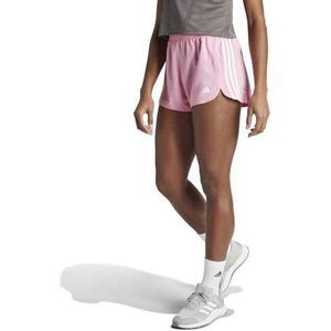 adidas Vrouwen Pacer Training 3 Strepen Geweven Hoge Stijging Korte Shorts, L 5 inch Zwart, Zwart, L