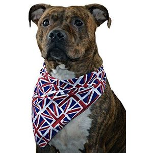 Pet Pooch Boutique Union Jack Bandana voor Hond, X-Small/Small