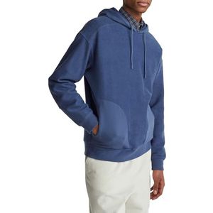 United Colors of Benetton Sweatshirt met capuchon voor heren, Blauw, XXL
