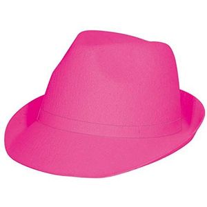 Folat 6087 Tribly Party Hoed Deluxe - Classic, Unisex Volwassenen, Magenta, One Size