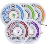 SeKi desoldeerproces 5 afmetingen van 1,0-3,0 mm elk 1,5 meter lang; desoldeerzuigglitters - hoog zuigvermogen