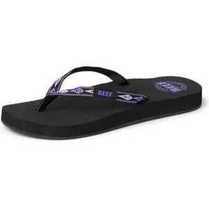 Reef Ginger Teenslippers voor dames, Zwart Paars, 37 EU