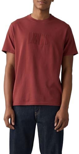 LEVI'S - Shirt - Roestbruin - Kwartmouw - Normale Pasvorm