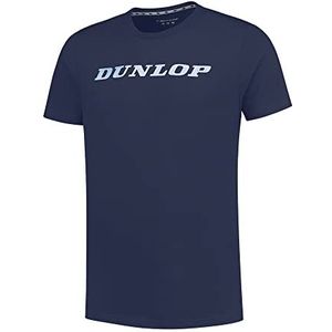 Dunlop Unisex Basic Adult Tee Tennis Shirt, Navy, XXL, navy, XXL