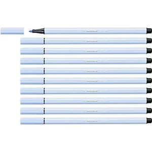 Premium Viltstift - STABILO Pen 68 - 10 stuks - neon ijs blauw